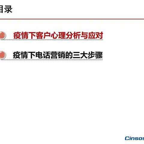 《新形势下的电话营销技巧》课程内容