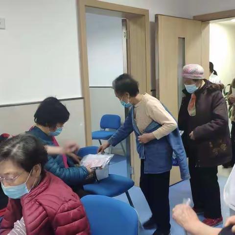 胡家庙军干所第六支部军休干部体检