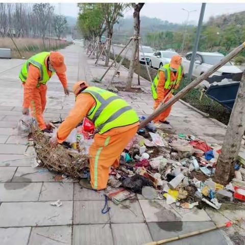 提前介入主动作为 还居民洁净道路【沙区环卫处】