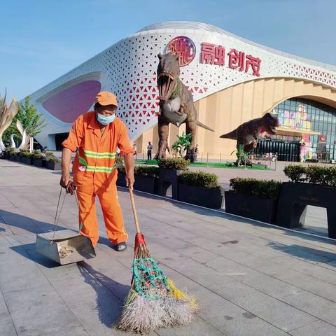 战高温：环卫工人坚守第一线【沙区环卫处】