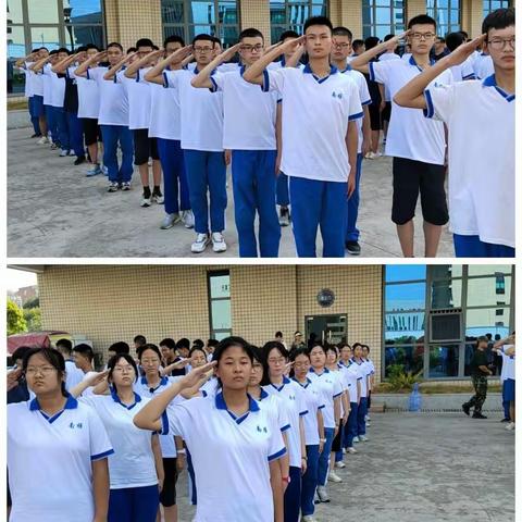 挥洒汗水，书写青春芳华——记南雅中学高一2214班军训第三天:爱心送食，情暖军训篇