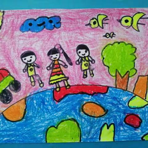 容州慈善幼儿园大班幼儿绘画比赛