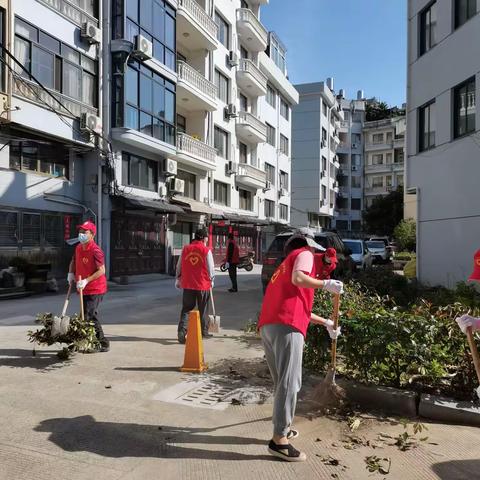 紫东社区开展环境卫生整治活动