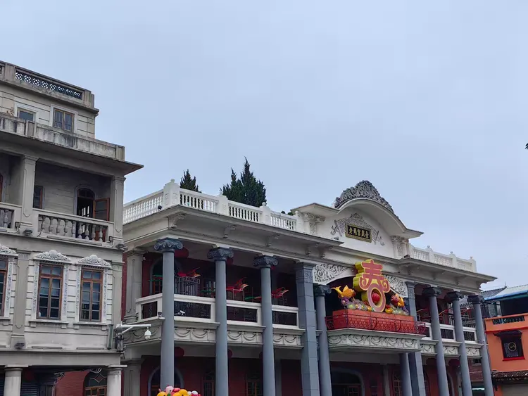 汕头老妈宫戏台,存心公馆