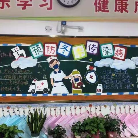 【尚美篇】远离传染病，防范于未然 ——亳州市第一小学二年级年级主题黑板报评比活动