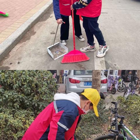 春风处处暖，雷锋精神代代传——新建经开区第二中心学校学雷锋纪念日志愿者活动