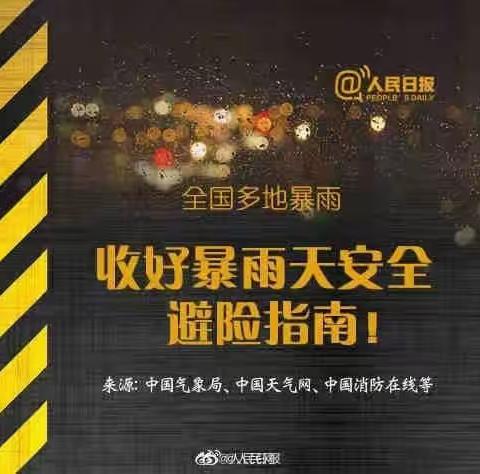 雷雨天出行指南