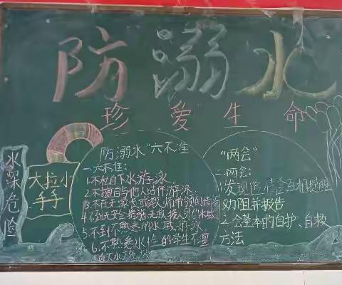 珍爱生命 预防溺水——沙土镇平安集小学防溺水工作进行中