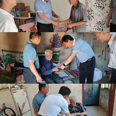 永寿县财政局开展“七一”走访慰问老党员和困难党员活动
