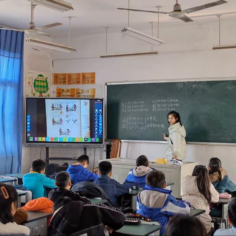 新师新课，薪火相传         -小学数学组新教师见面课