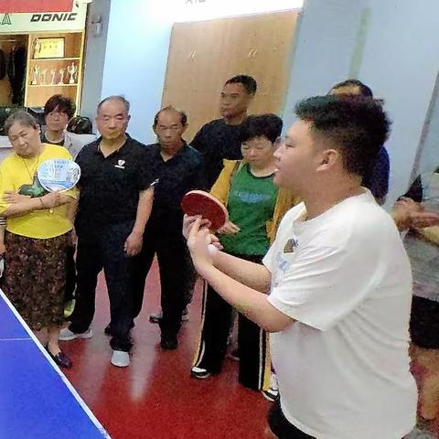 感谢金牌教练李响、朱铭森教练来老乒协指导教学！
