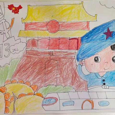 曙明附属幼儿园开展“爱祖国-爱家乡”亲子绘画主题活动