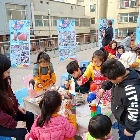 鸣李校区彩陶活动学员风采