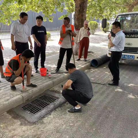 【华龙市政】副区长程善华调研督导区市政园林中心创建全国文明城市工作推进情况