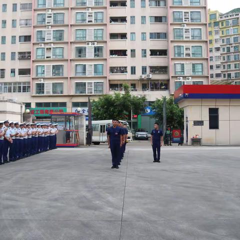 龙岗大队龙岗消防救援站喜迎新消防员到站开展第二阶段工作