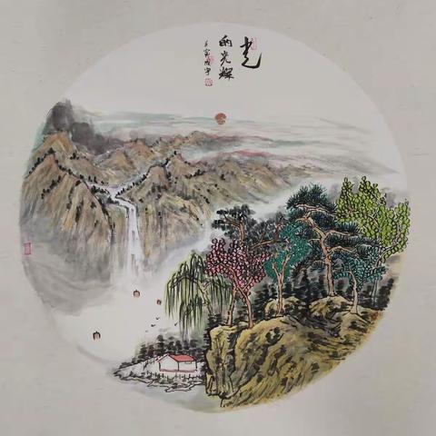 襄河中学举办“喜迎二十大，永远跟党走”主题绘画展