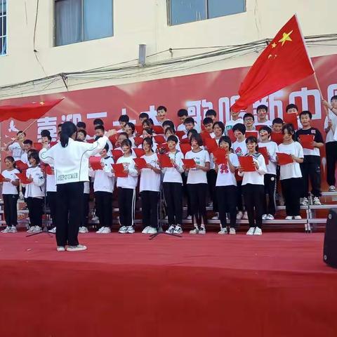 喜迎二十大  歌唱新中国——广宗五中举办迎国庆歌咏比赛