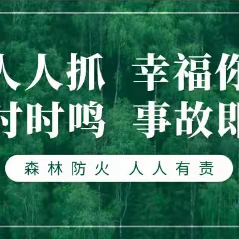 《关注森林防火，守护绿色家园》——三县岭学校森林防火知识宣传