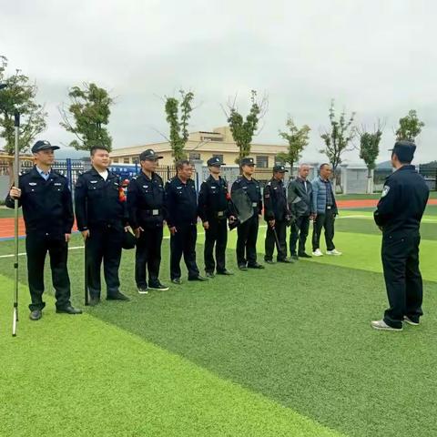 石城县木兰中小学防暴反恐培训及演练活动