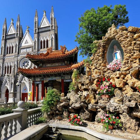 鲁迅博物馆-白塔寺-帝王庙-西什库教堂
