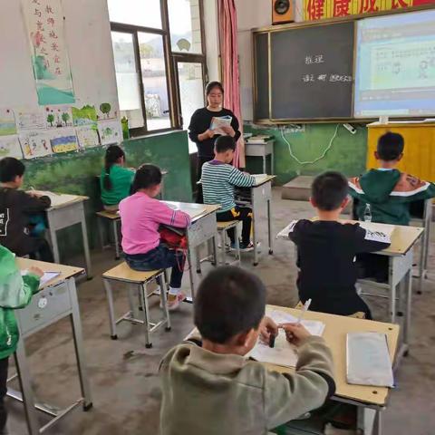 “求实效”进课堂  “推门课”提质量——下庄小学进行推门课活动