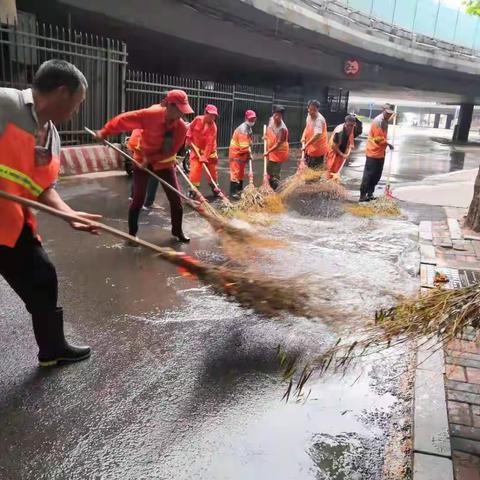 风里雨里，“城管蓝”+“环卫橙”全力守护你