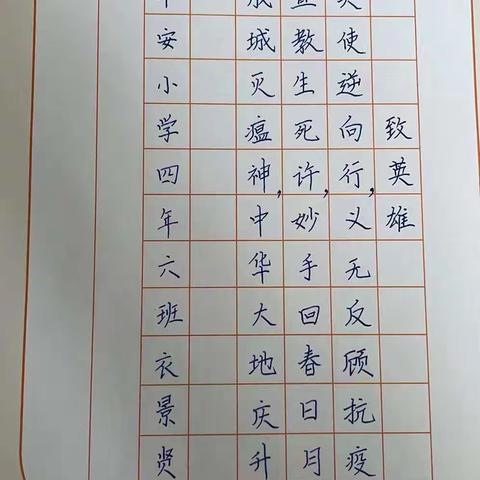 疫情面前没有旁观者。假期里四年六班老师请孩子们以笔作“枪”，以艺站“疫”。“艺”起战役，“书”暖人心！