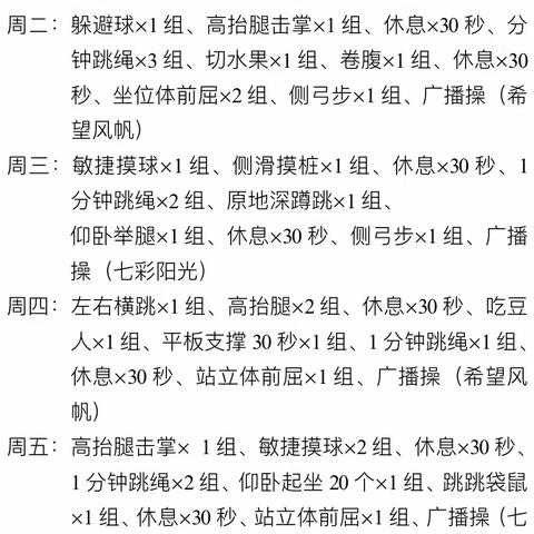 强健体魄，意气风发——————记文山市第一小学三年级寒假体质健康训练