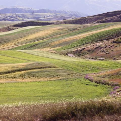 艺术家的部落一一景色 如画的木垒伴山公路