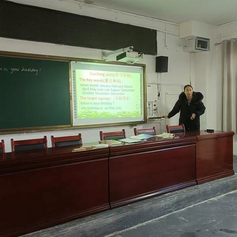 初冬携暖阳，课堂展风采——记实验中学英语组公开课