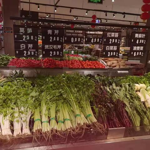 刘巷店早市陈列