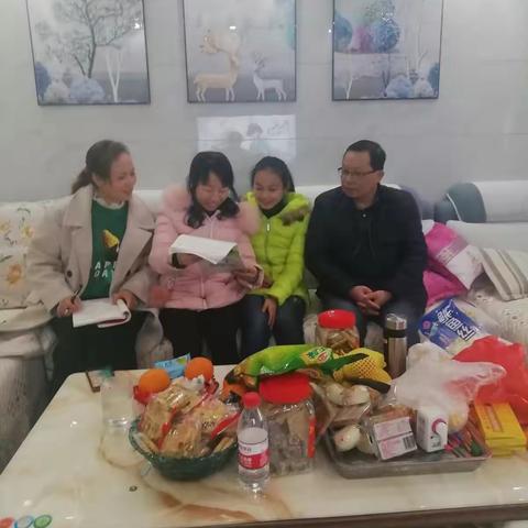 关爱留守儿童在行动——南城一小六（1）班寒假家访