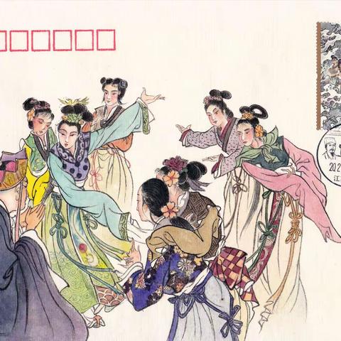 应邮友之托，临连环画封面并改为手绘封，颇有难度，挑战满满，尤其是盘丝洞
