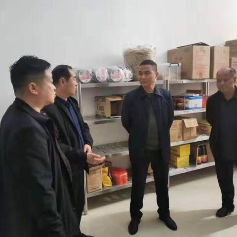 县委常委、宣传部部长戢东晓一行莅临我校调研食品安全工作
