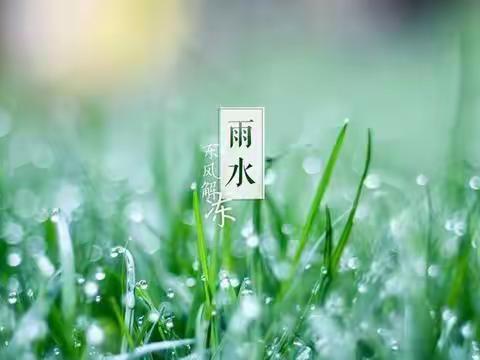 雨水&春夜喜雨