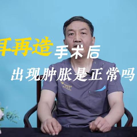 耳再造手术后出现肿胀是正常吗？