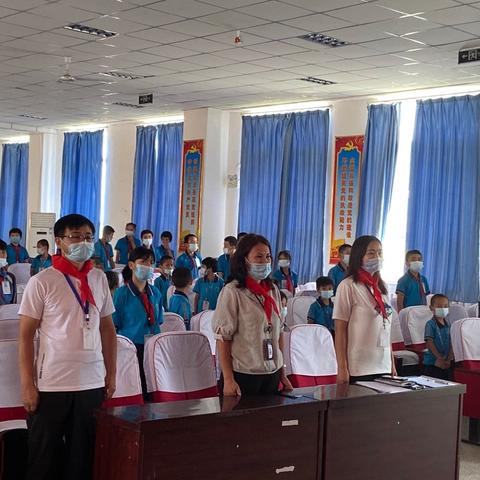 吐鲁番市高昌区亚尔镇中学“你好，红领巾”一年级入队仪式