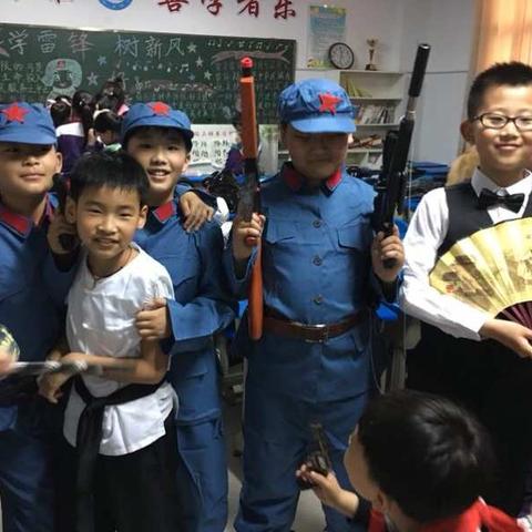 北城小学四年级三班红领巾讲红色故事演出活动