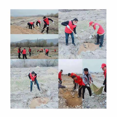 我为新源添光彩“履行植树义务·共建美好新源 ”——喀拉布拉镇中学教师义务植树活动