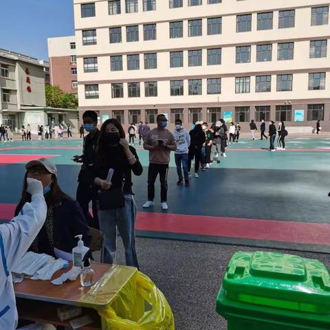 凝心聚力抗疫情，核酸检测在校园——站前小学开学前核酸检测