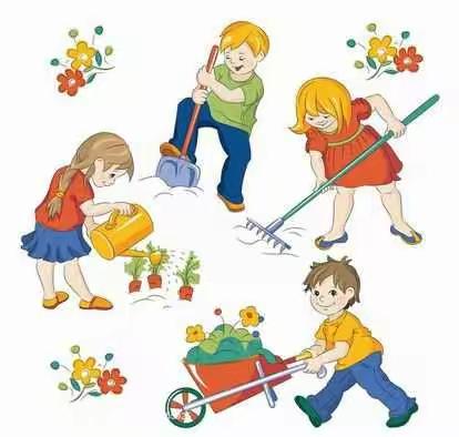 白马中心幼儿园中一班小朋友的劳动记录篇