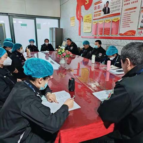 学以致用 以学促行—安检站开展学习贯彻党的二十大精神研讨会