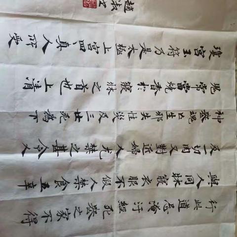 20文学（3）班书写技能比赛初赛