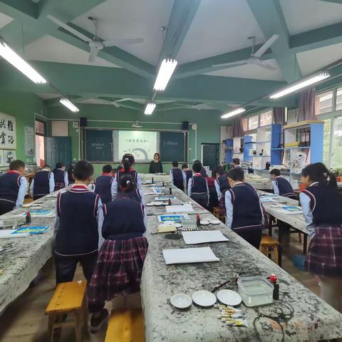安昌小学美术教研活动