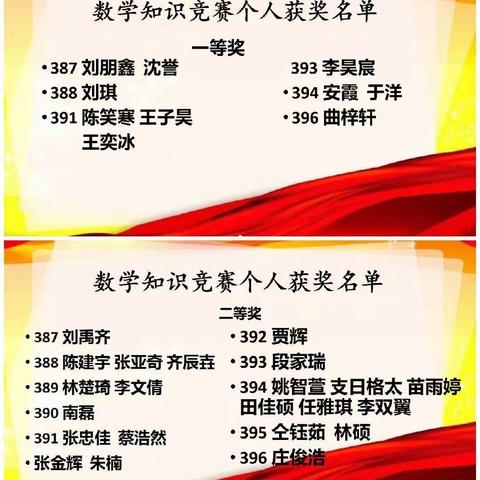 凝心聚力促双减 知识竞赛促提升——锡林浩特市第三中学七年级数学、英语知识竞赛活动