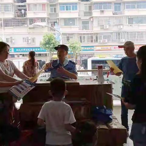 民意所组织金楚龙市场开展反诈宣传活动