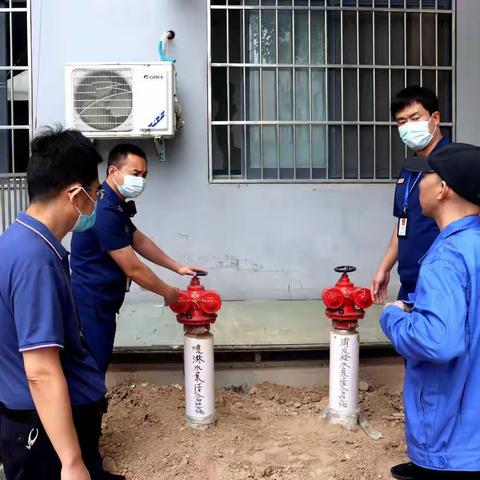 开发区大队联合应急管理局督导重大火灾隐患单位整改