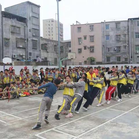 人心齐，泰山移——合水中心小学“庆祝2021年元旦拔河比赛”