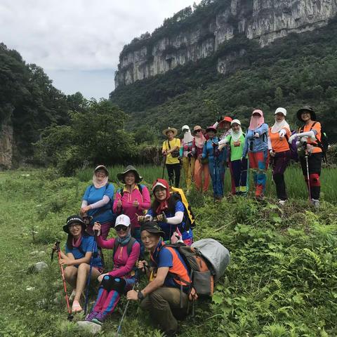 大自然里的多彩音符女神一一20220629溯溪混子河