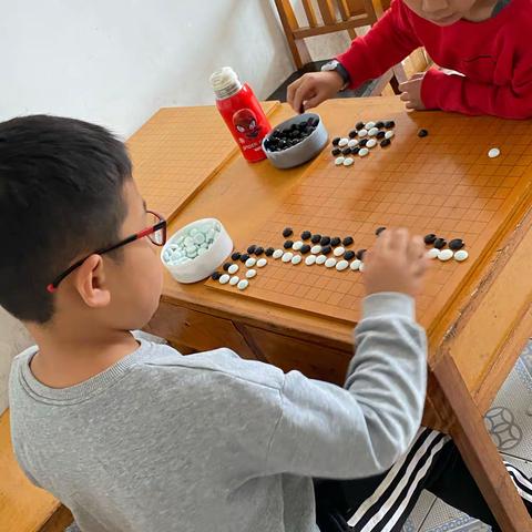 认真学围棋